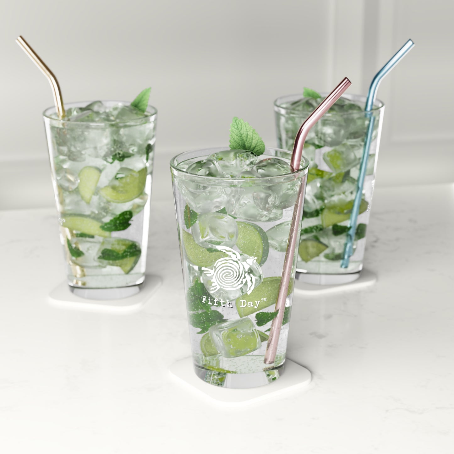 Signature Engraved Fifth Day™ 16oz Pint Glass