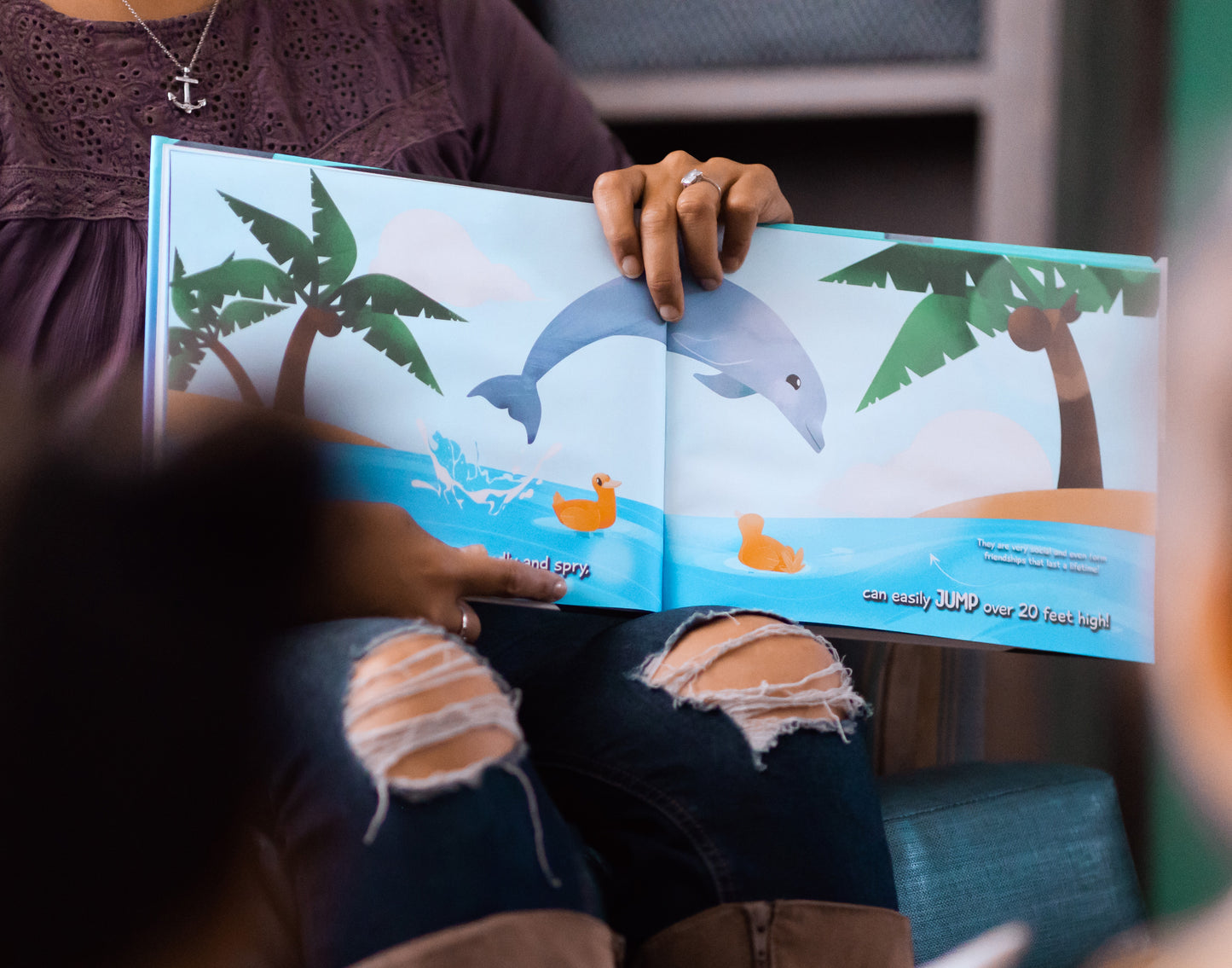 When God Made Dolphins Hardcover Book