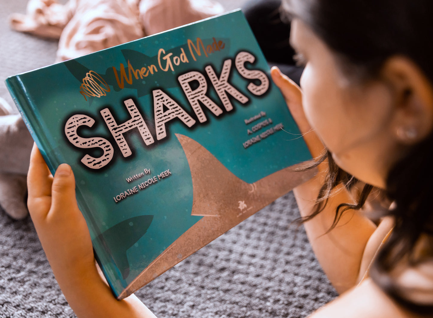 When God Made Sharks Hardcover Book